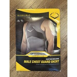 EVOSHIELD Custom Molding Male Chest Guard Shirt (Adult SMALL) Sealed NEW